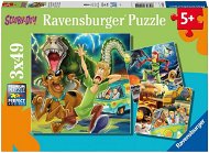 Ravensburger 052424 Scooby Doo - 3 x 49 Teile - Puzzle