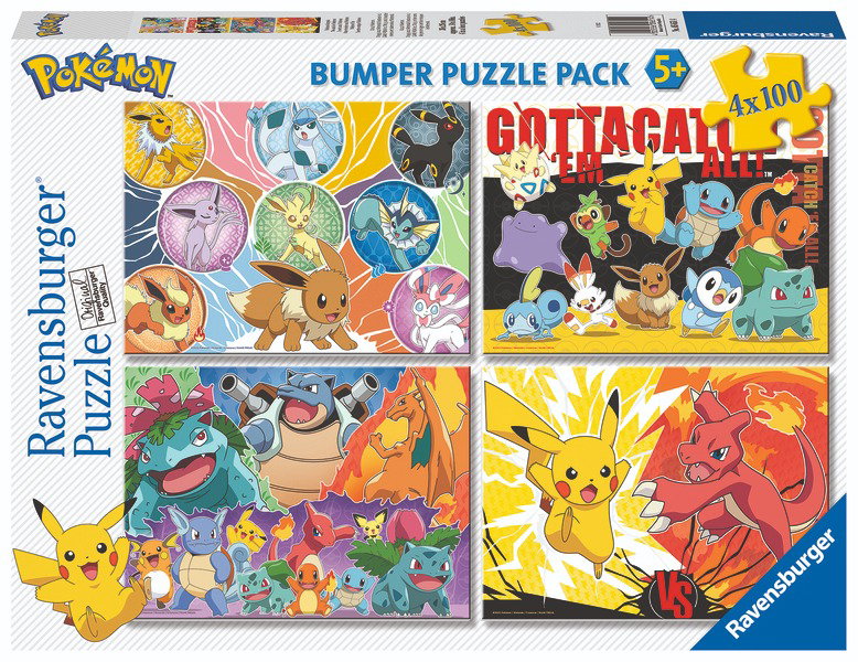 Ravensburger 056514 Pokémon 4x100 darab