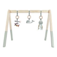 Wooden trapeze bar Ocean Mint - Baby Play Gym