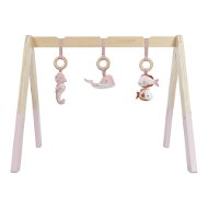 Wooden trapeze bar Ocean Pink - Baby Play Gym