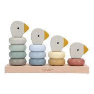 Snap rings wooden family Goose - Sort and Stack Tower