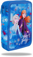 Coolpack penál Jumper XL Frozen tmavě modrý dvoupatrový, s vybavením - Penál