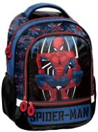Paso school backpack Spiderman black-blue - School Backpack