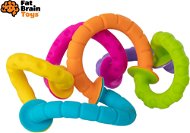Fat Brain Rings with suction cups PipSquiz Ringlets - Baby Teether