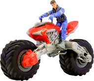 The Corps soldier with Crusher Moto motorcycle - Figure