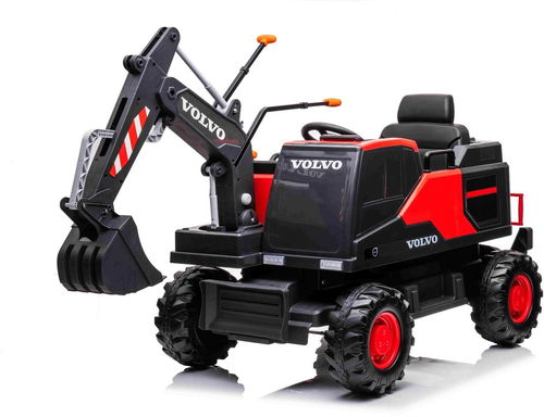Beneo Elektrický Bagr Volvo Excavator 12V s podkopovou lžící, červené - Dětské elektrické auto - Hlavní obrázek