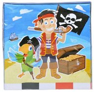 Papierové obrúsky pirát – kapitán hook – 33 × 33 cm – 20 ks - Papierové obrúsky