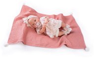 Doll Antonio Juan 14258 Bimba - Blinking baby doll with sounds and soft fabric body - 37 cm - Panenka