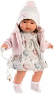 Llorens 38566 Lola - realistic doll with sounds and soft fabric body - 38 cm - Doll