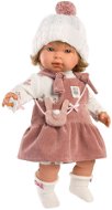 Llorens 42160 Carla - Realistische Puppe mit Soundeffekten und weichem Stoffkörper - 42 cm - Puppe