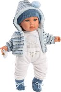 Llorens 42405 Baby Enzo - Élethű játékbaba hangokkal és puha szövet testtel - 42 cm - Játékbaba