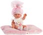 Llorens 26316 New Born Girl - realistic baby doll with all-vinyl body - 26 cm - Doll