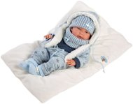 Llorens 73881 New Born Boy - Realistische Babypuppe mit Vollvinylkörper - 40 cm - Puppe
