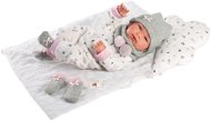 Llorens 84336 New Born Girl - realistic baby doll with all-vinyl body - 43 cm - Doll