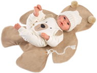 Llorens 63645 New Born - realistic baby doll with sounds and soft fabric body - 36 cm - Doll