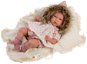 Llorens 74022 New Born - Realistische Babypuppe mit Soundeffekten und weichem Stoffkörper - 42 cm - Puppe