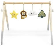 Baby Play Gym Wooden trapeze with toys - Dětská hrazdička