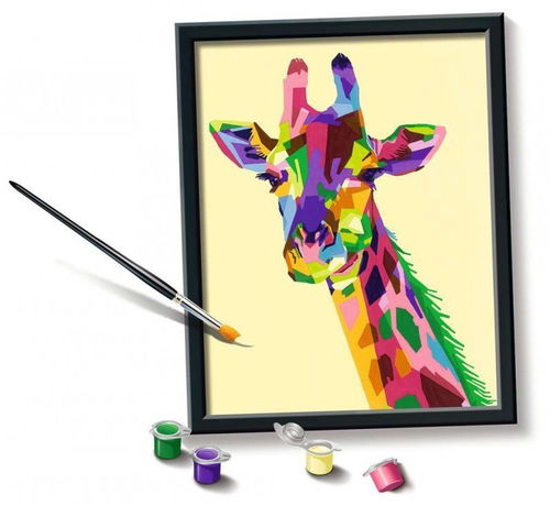 CreArt Paint by Numbers - Funky Giraffe from 22.90 € - Malování podle čísel