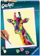 CreArt Paint by Numbers - Funky Giraffe - Malování podle čísel