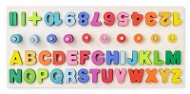 Woody Didaktická doštička s počítaním, písmenami a číslicami - Didaktická hračka