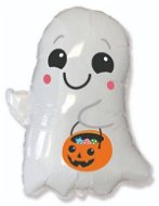 Foil balloon ghost with pumpkin - Halloween - 90 cm - Balloons
