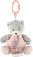 Teddies Bear wind-up toy machine pink - Pushchair Toy