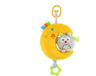 Teddies Moon with owl crib hanger wind-up toy machine - Pushchair Toy