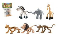 Teddies Animals Happy Safari Zoo 6pcs - Figures