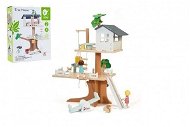 Teddies Tree House with wood accessories 31pcs - Puzzle