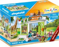 Építőjáték Playmobil 70900 Állatorvosi rendelő az állatkertben - Stavebnice