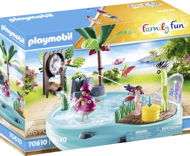 Playmobil Zábavný bazén s vodnou striekačkou - Stavebnica