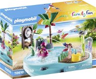 Playmobil Zábavný bazén s vodnou striekačkou - Stavebnica