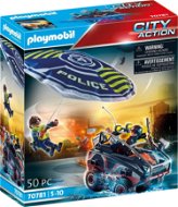 Playmobil Police Parachute: Amphibious Vehicle Pursuit - Building Set