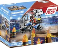 Playmobil 70820 Starter Pack - Kaszkadőr quaddal és lángoló rámpával - Építőjáték