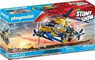 Playmobil Air Stuntshow Helicopter with film crew - Building Set