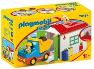 Playmobil 70184 1.2.3 Teherautó formaválogató garázzsal - Építőjáték