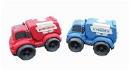 Lexibook Set of police and fire truck made of bioplastic 10 cm - Toy Car