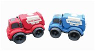 Lexibook Set of police and fire truck made of bioplastic 18 cm - Toy Car