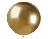 Balóniky chrómované 5 ks zlaté lesklé – Silvester – 80 cm - Balóny