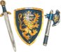 Sword Liontouch Knight set, blue - Sword, shield, axe - Meč