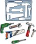 Liontouch Súprava náradia – Elektrická vŕtačka, kladivo, pila, skrutkovač, kľúč a klinček - Detské náradie