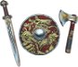 Schwert Liontouch Wikingerset - Schwert, Schild und Axt - Meč