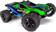 Traxxas Rustler 4WD 1:10 RTR green with LED illuminated - Remote Control Car