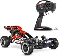Traxxas Bandit 1:10 RTR red and black with LED lighting - Remote Control Car