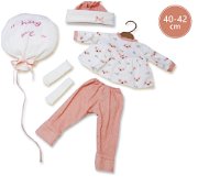 Llorens M740-96 baby doll outfit New Born size 40-42 cm - Toy Doll Dress