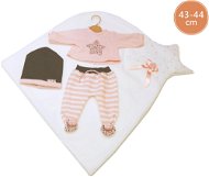 Llorens M843-26 outfit for baby doll New Born size 43-44 cm - Toy Doll Dress