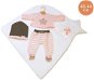 Llorens M843-26 outfit for baby doll New Born size 43-44 cm - Toy Doll Dress