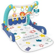 Huanger 2in1 walker/play blanket with trapeze and foam - Blue - Baby Walker