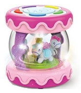Huanger interactive drum with ponies Pink - Kids Drum Set