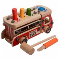 Pounding Toy Lucy & Leo 320 Hasiči - konstrukční set se zatloukačkou - Zatloukačka